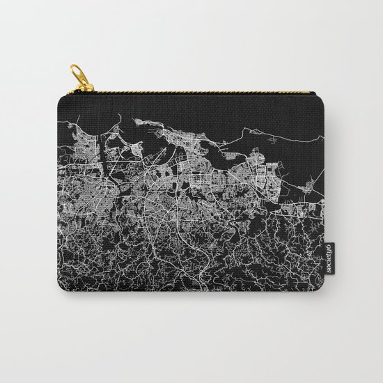 san juan map porto rico Carry-All Pouch