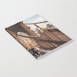 Brooklyn Bridge Golden Hour | Travel Photography in New York City Notebook