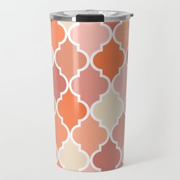 Colorful quatrefoil pattern 6 Travel Mug