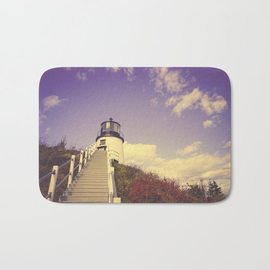 Maine Coast Lighthouse Bath Mat