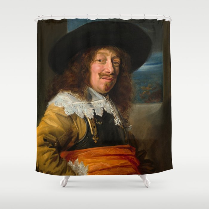 Portrait of a Member of the Guard by Frans Hals Shower Curtain
