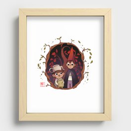 Over the garden wall Recessed Framed Print