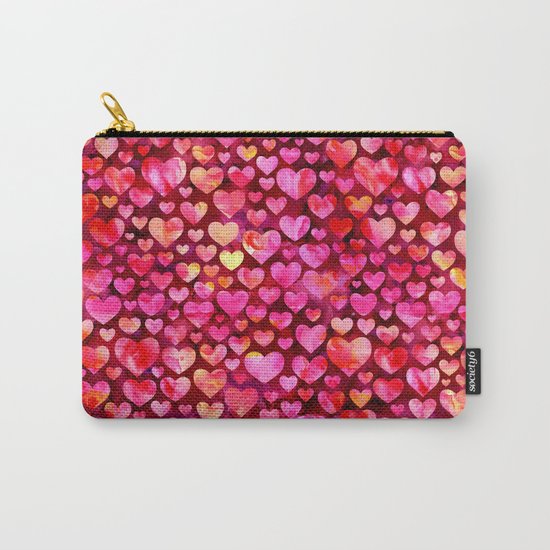 Heart Pattern 03 Carry-All Pouch