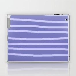 Very Peri 2022 Color Of The Year Violet Blue Periwinkle Stripes Pattern Laptop Skin