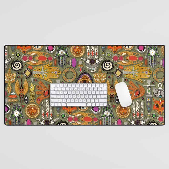 TALISMANS moss Desk Mat