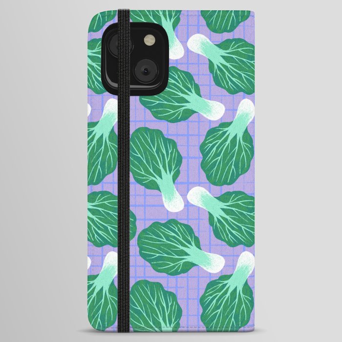 Bokchoy Pattern iPhone Wallet Case