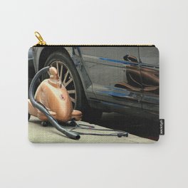 The Shape Of Things To Go Carry-All Pouch | Color, Reflection, Vacuumcleaner, Vintagevacuum, Copper, Digital, Photo, Streetscene, Funcaption, Streettrash 