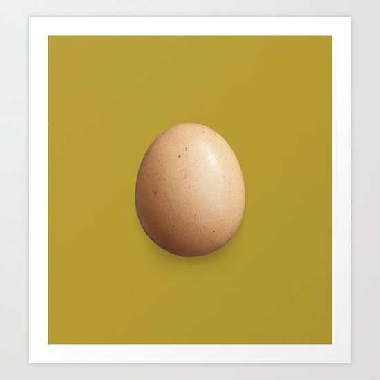 Egg #1 (Hemp) Art Print