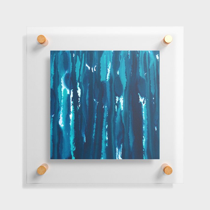 BLUE WATER Floating Acrylic Print