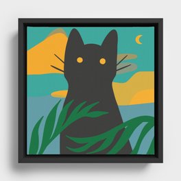 In The Jungle Framed Canvas