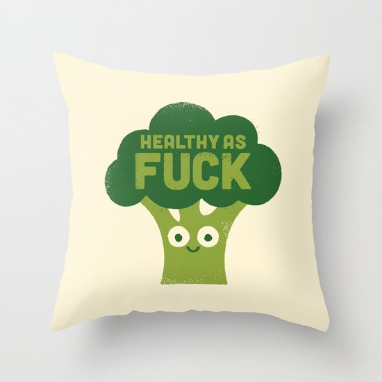 Raw Truth Throw Pillow