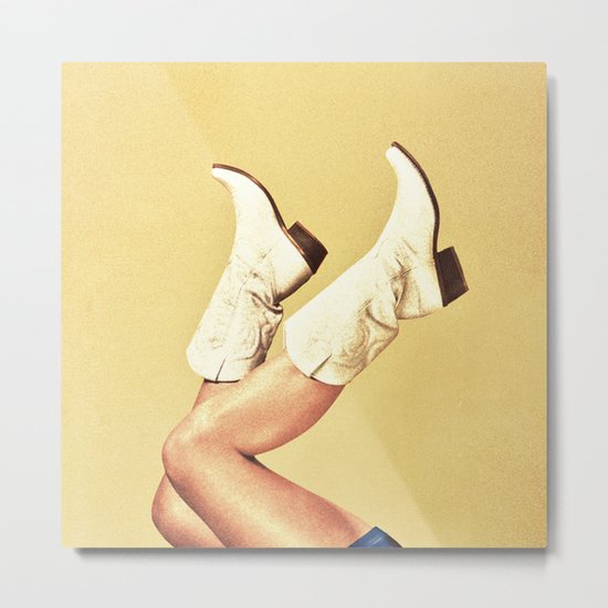 These Boots Metal Print