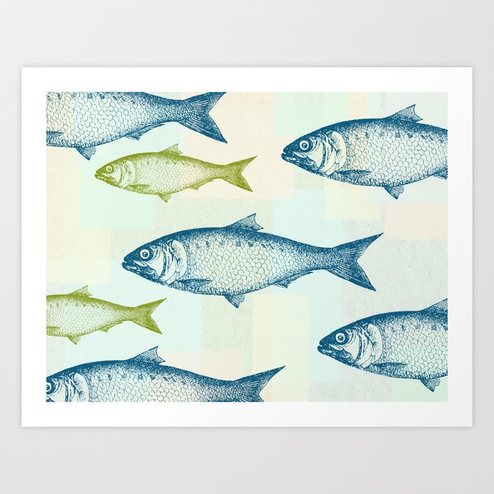 Vintage Fish Art Print