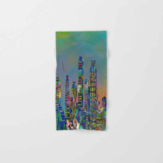 Graffiti City Hand & Bath Towel