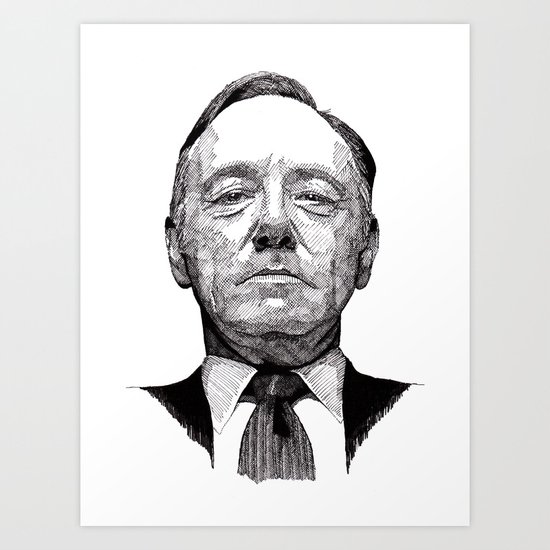 House of Cards - Francis Underwood Art Print
