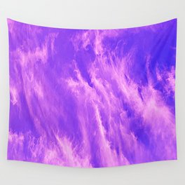 Vibrant Purple Sky Wall Tapestry