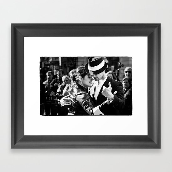 Tango Couple Framed Art Print