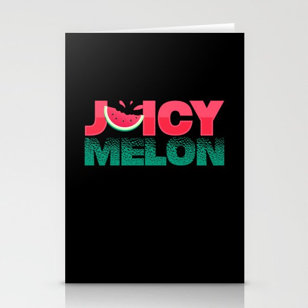 Juicy Melon Watermelon Melons Stationery Cards