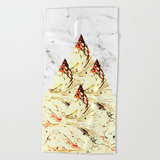 Glory Mountains Beach Towel
