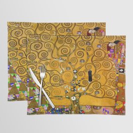 Gustav Klimt Tree Of Life Gold Version Placemat