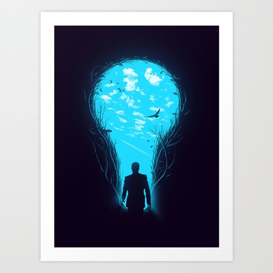 Bright Side Art Print