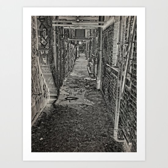 Graffiti Alley Art Print
