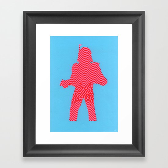 Cut StarWars - Pink Streifenhörnchen Framed Art Print