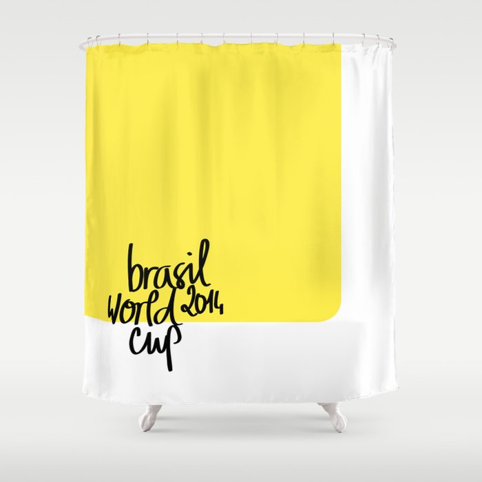 Brazil World Cup 2014 - Poster n°3 Shower Curtain