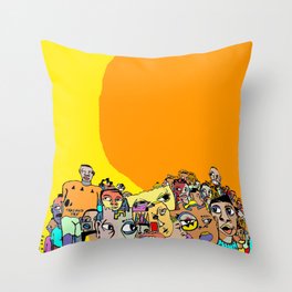 WHPK Saturday [COLOR VERSION] Throw Pillow