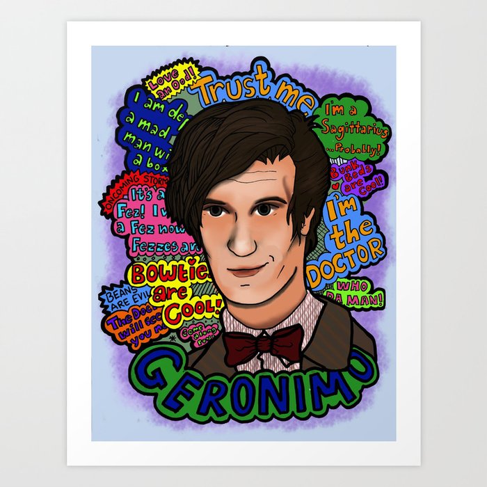 The 11th Doctor Art Print