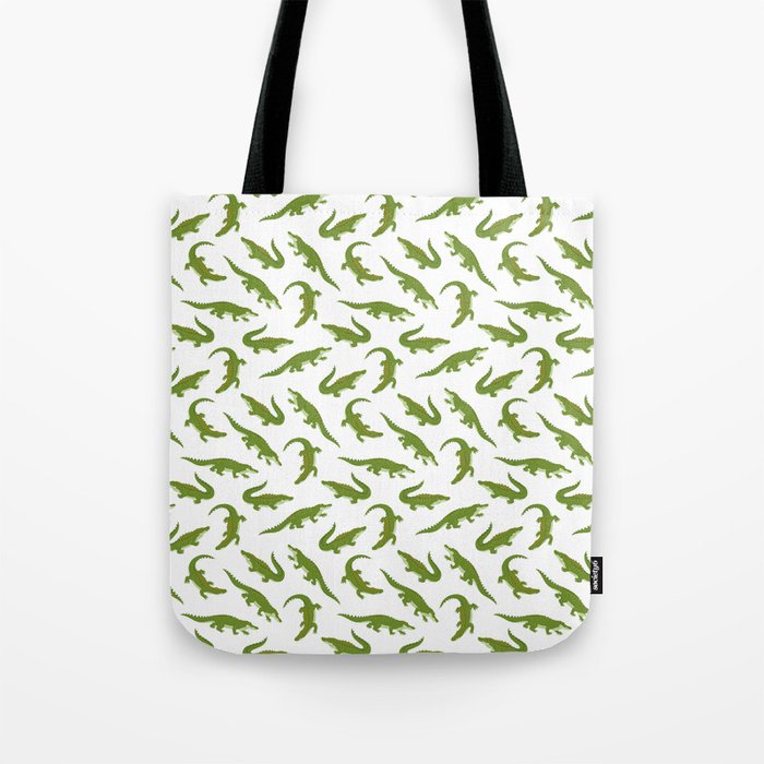 alligator tote bag