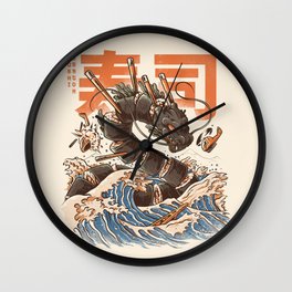 Great Sushi Dragon Wall Clock