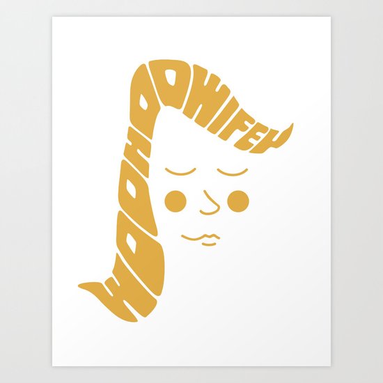 Woohoo Wifey Art Print