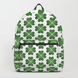 Hearts Clover Pattern Backpack