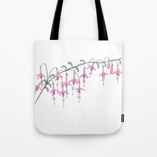 Fuchsia Flower Tote Bag