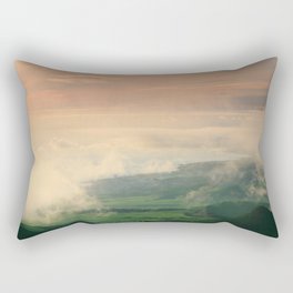 Azores coastal sunset Rectangular Pillow