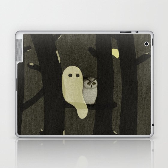 Little Ghost & Owl Laptop & iPad Skin