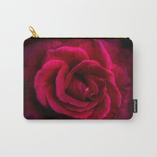 Texture Of A Rose Carry-All Pouch