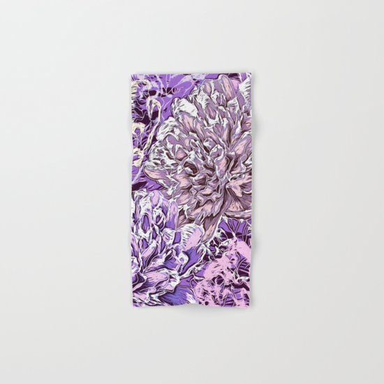 Flowers - blue mood Hand & Bath Towel