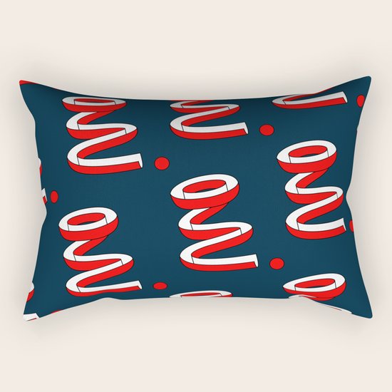 OUI OUI OUI Rectangular Pillow