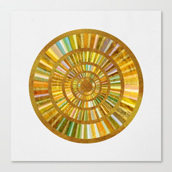 Sun Mandala 6 Canvas Print