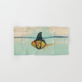 Brilliant DISGUISE - Goldfish with a Shark Fin Hand & Bath Towel