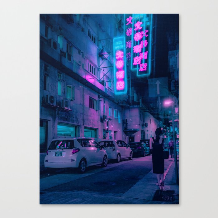 Neon in Macau Canvas Print