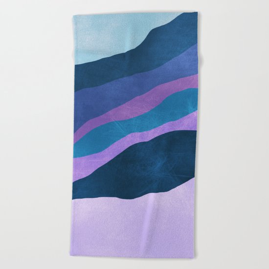 Stratum 7 Violet Breeze Beach Towel