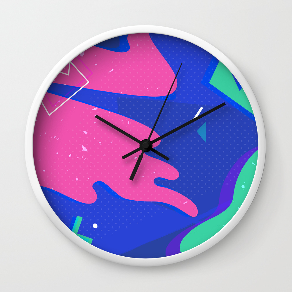 Abstract Art Wall Clock By Orcevasilev Society6