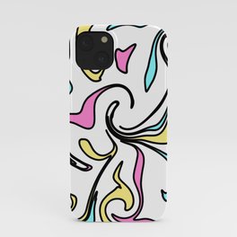 Cool watercolor minimalist beautiful tie dye design iPhone Case