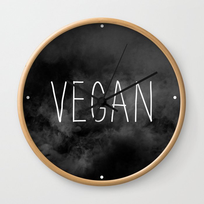 Vegan - Veganism Wall Clock