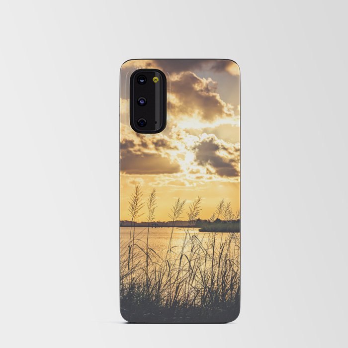 Old Fort Bayou Summer Sunset Android Card Case