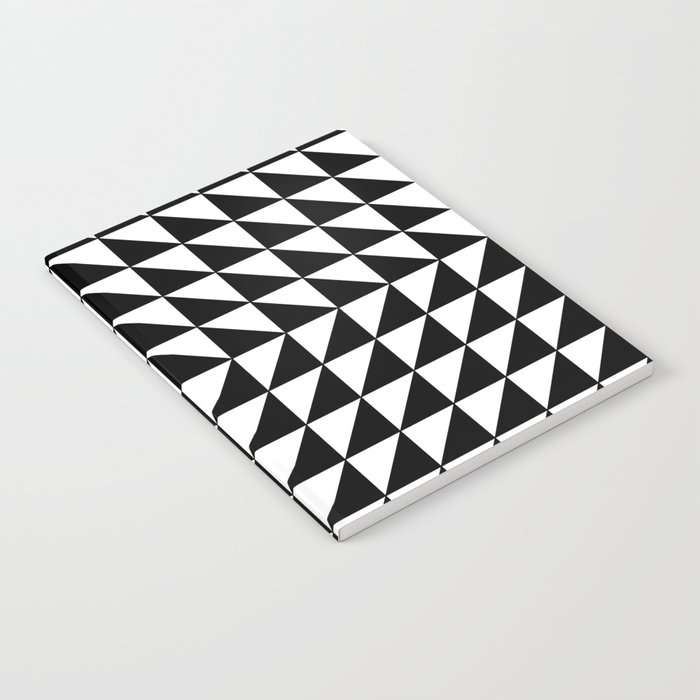 BLACK AND WHITE TRIANGULAR FLIP. Notebook