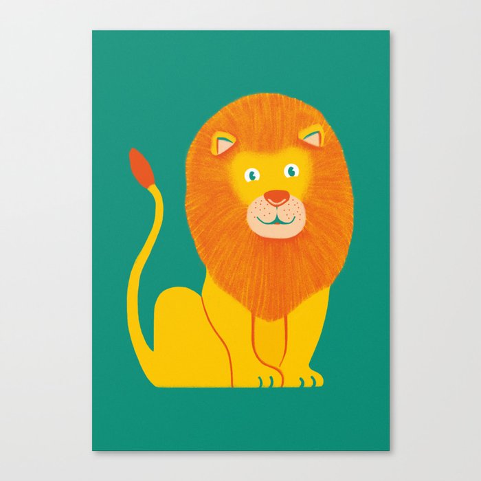 Lion kid's room Canvas Print